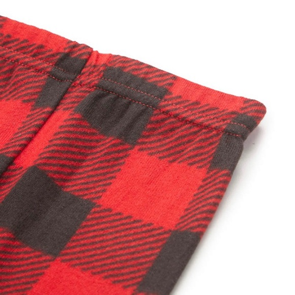 Dearforms Black & Red Buffalo Check 2-Piece Toddler Pajama Set - Picture 8 of 9